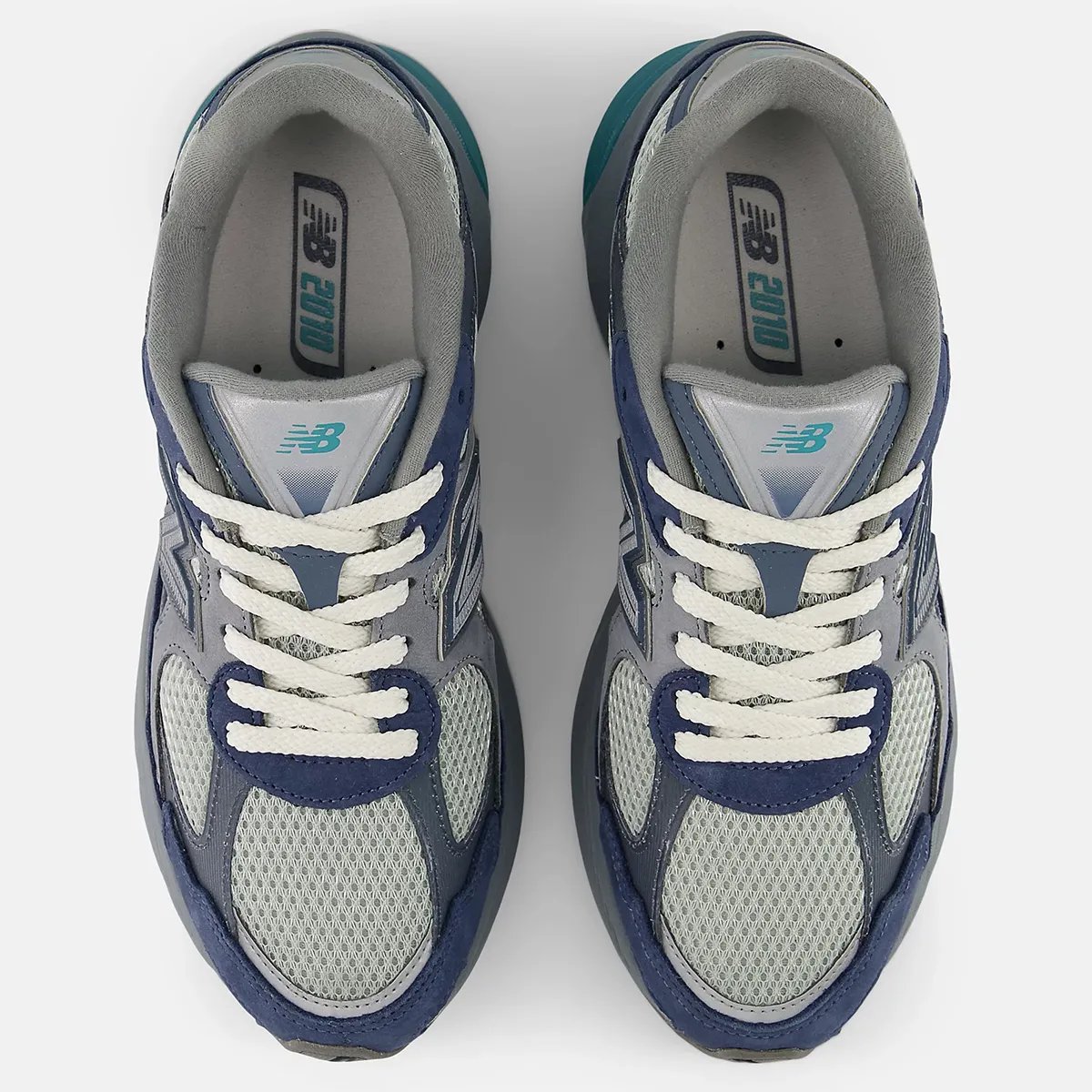 New Balance 2010 in Vintage Indigo with revised blocking and tonal neutral accents - detail view 2