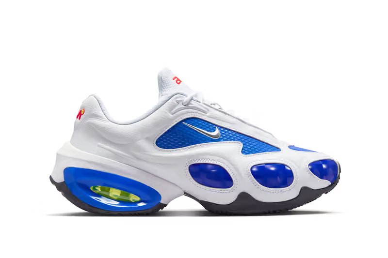 Veneda Carter x Nike Air Max Muse in Racer Blue, White, and Black colorway - detail view 3