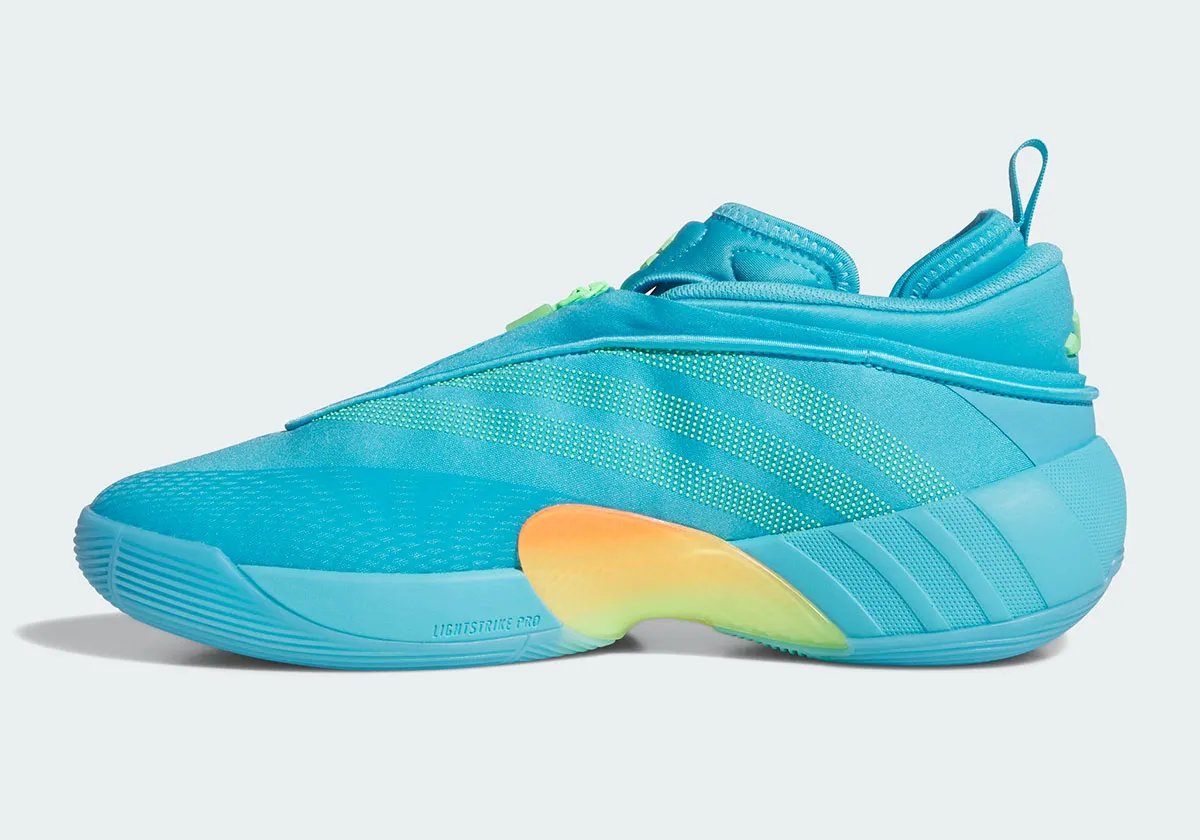 adidas DON Issue 7 Donovan Mitchell signature basketball shoe in official colorway - detail view 1