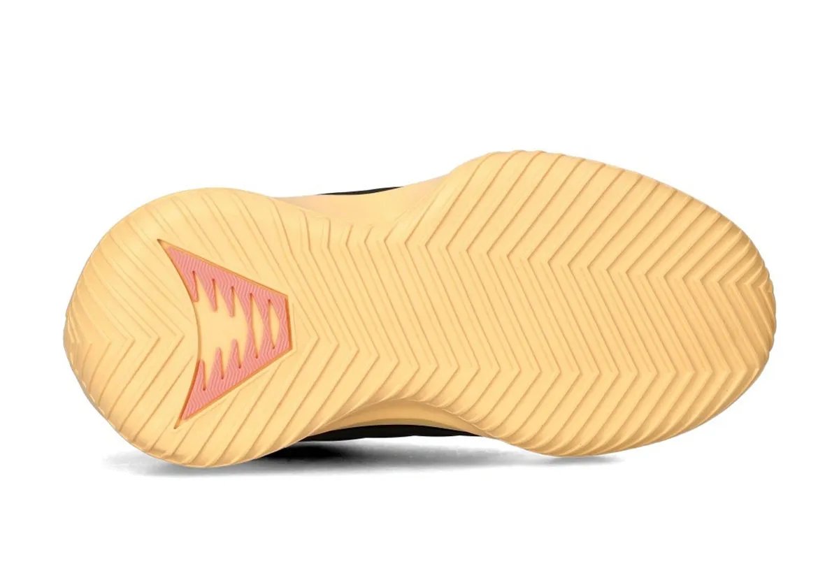 adidas Believe That in black with Acid Red and Acid Orange accents, Anthony Edwards' 'With Love' colorway - detail view 1