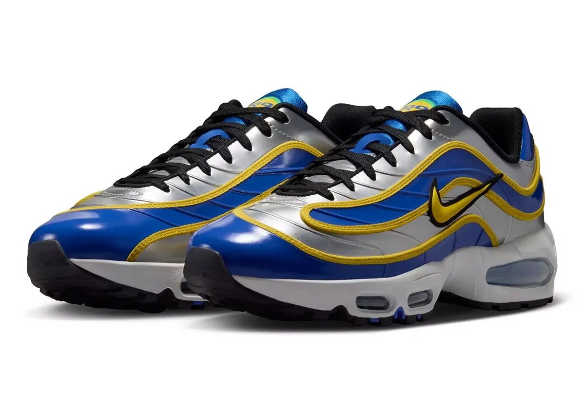 Nike Air Max Joga Bonito R9 combining Mercurial R9 upper with Air Max 95 sole in original colorway - detail view 4