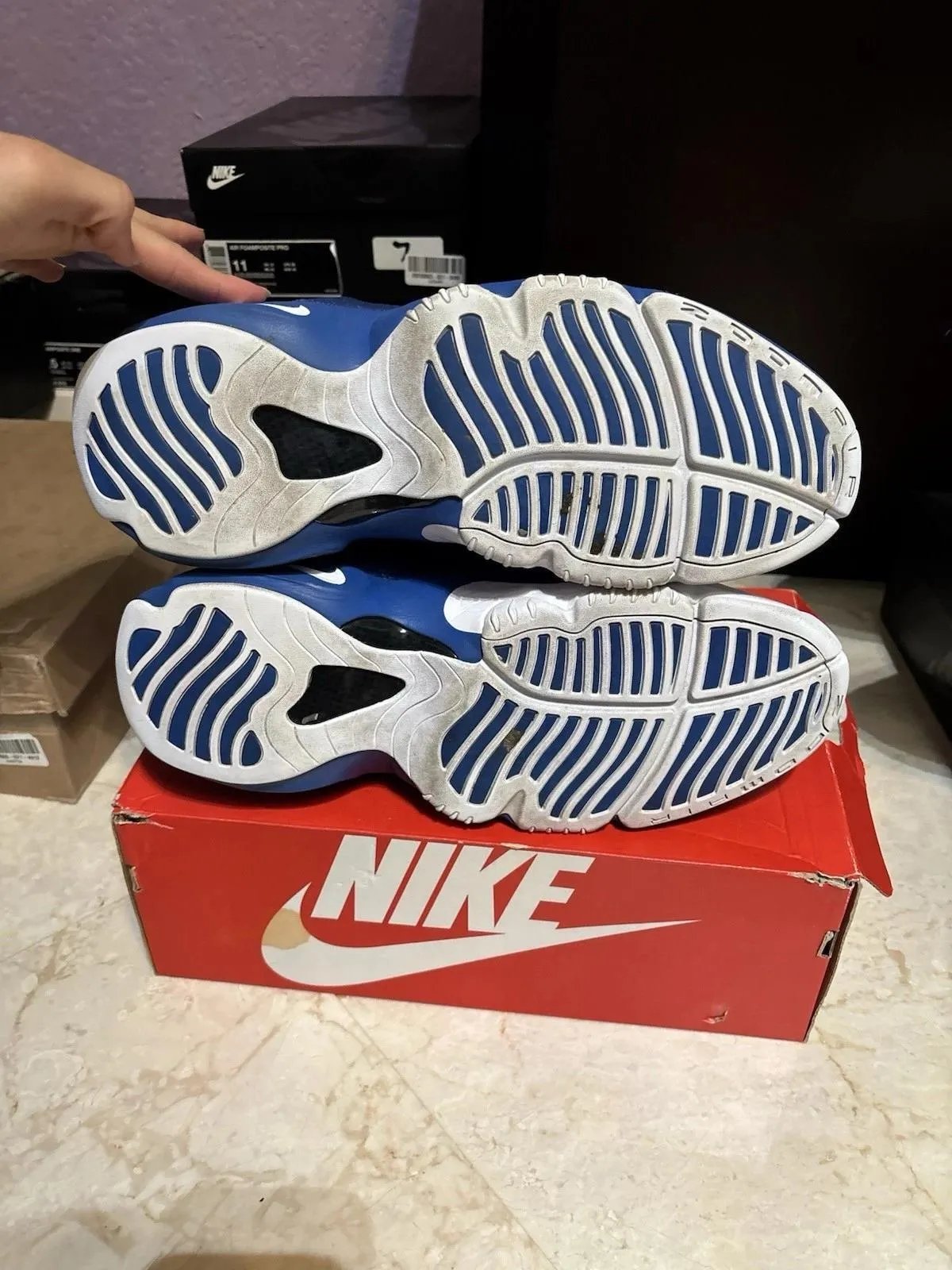 Nike Air Zoom Flight The Glove Royal Blue with zippered shroud and white Swoosh details, scheduled for December 2026 release - detail view 5