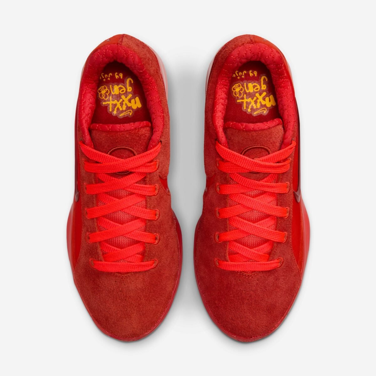 Nike LeBron NXXT Gen By JuJu 'With Love' collaboration basketball shoe, lateral and medial views - detail view 4