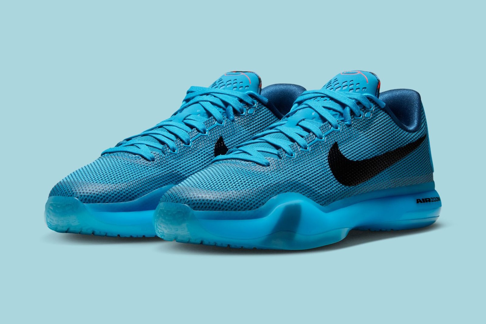 Nike Kobe 10 Protro "5AM Flight" in Blue Lagoon and Black, inspired by Kobe Bryant's early-morning rehab work
