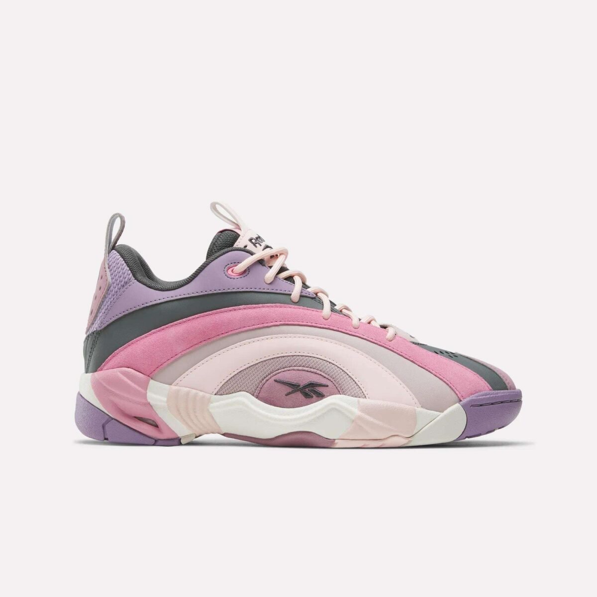 Reebok Shaqnosis Low in Muted Mauve colorway, lateral view - detail view 4