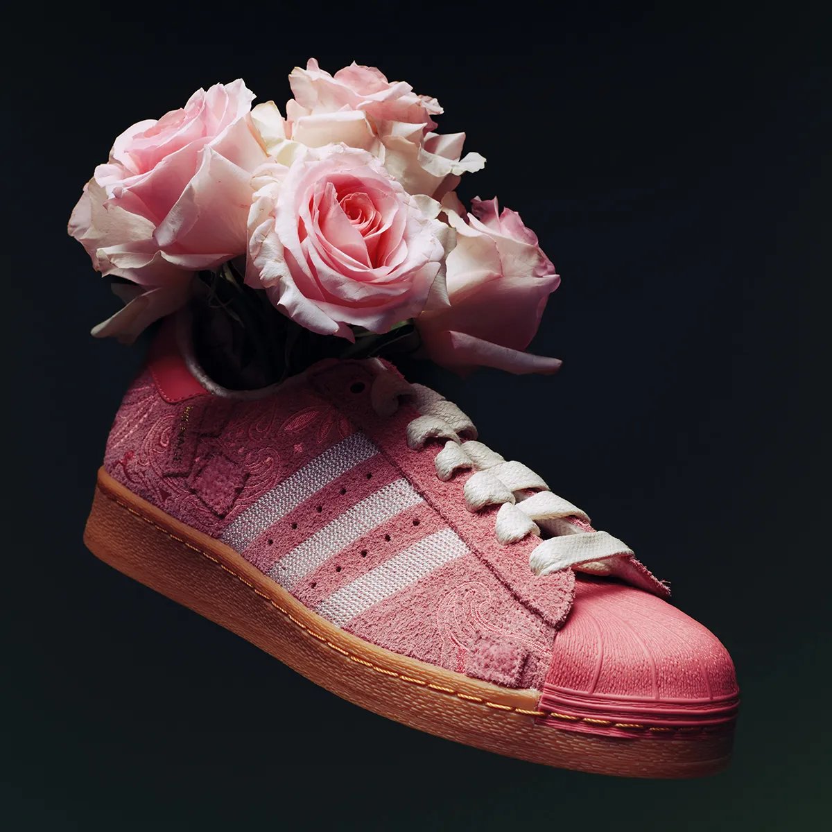 MENACE x adidas Superstar Arrives in Old Rose - detail view 2
