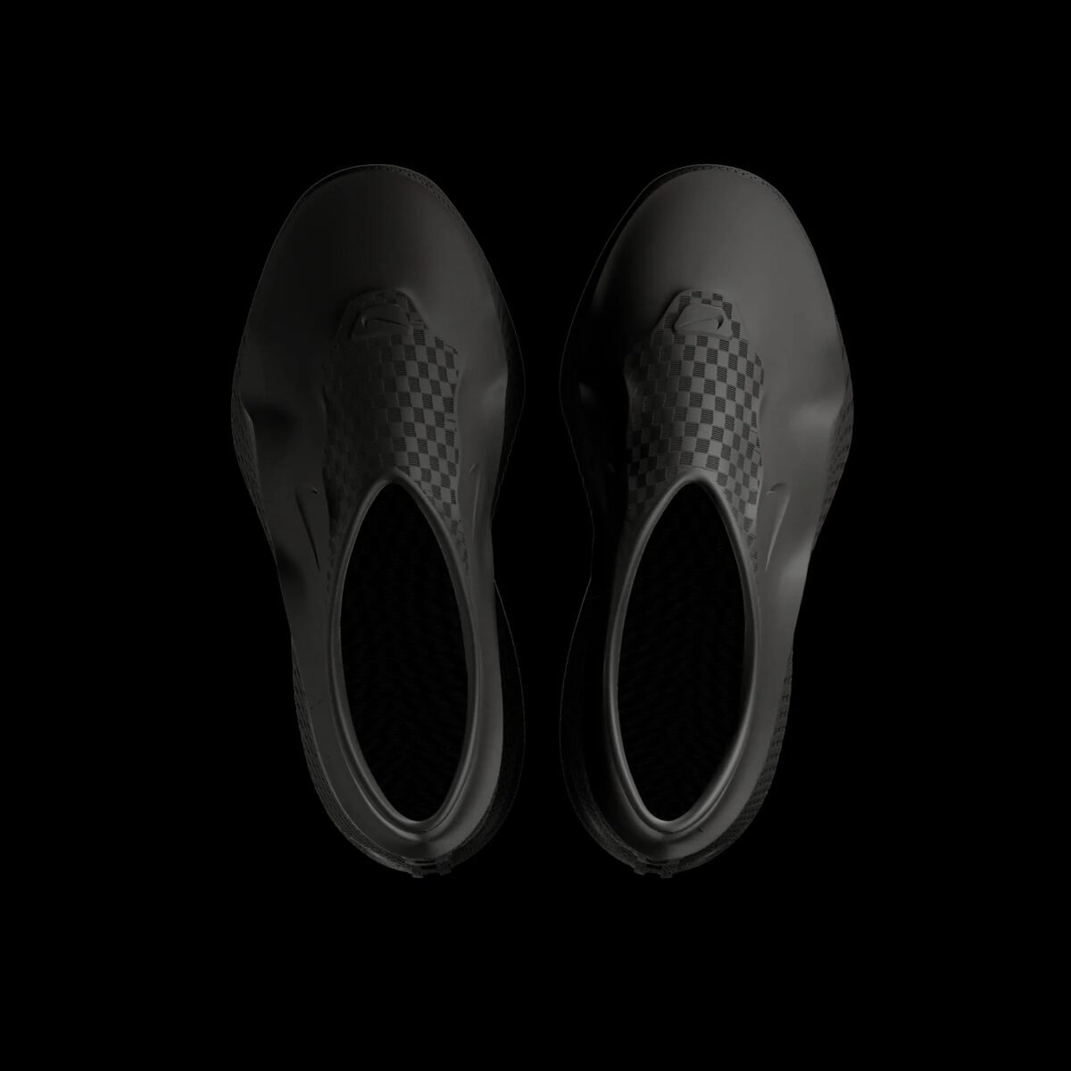 Nike Air Max 1000 in Black with Volt accents, side profile view showing updated Air Max 1 silhouette - detail view 4