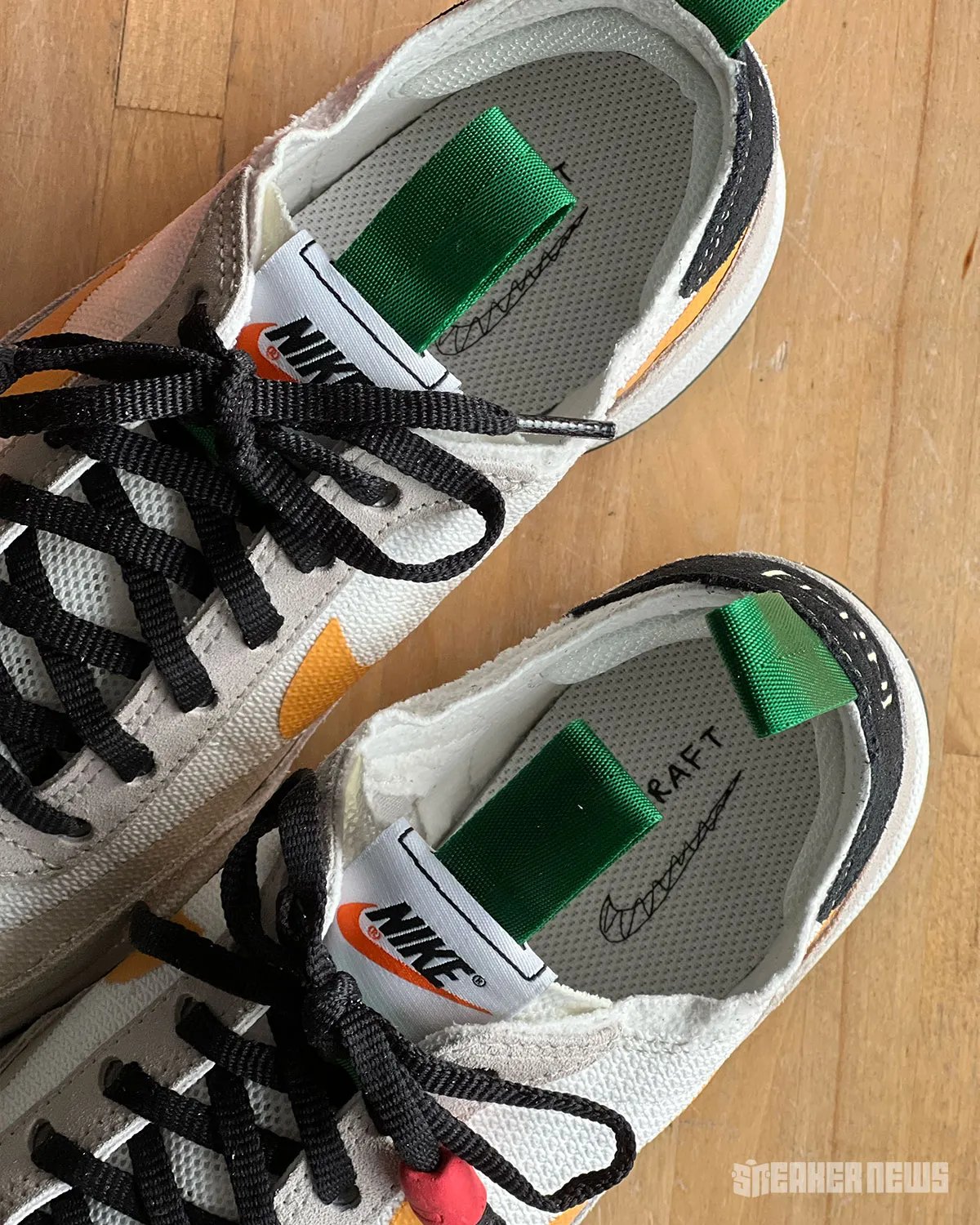 Nike Mars Yard 3.0 by Tom Sachs, full lateral view of the redesigned collaborative silhouette - detail view 3
