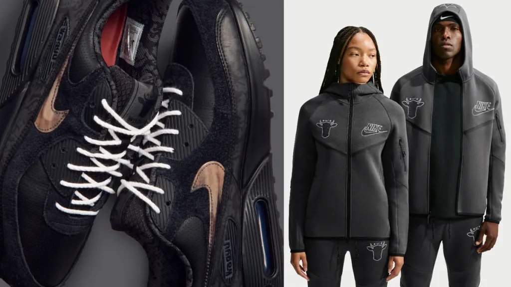 Wagyu x Nike Air Max 90 collaboration sneaker in premium colorway
