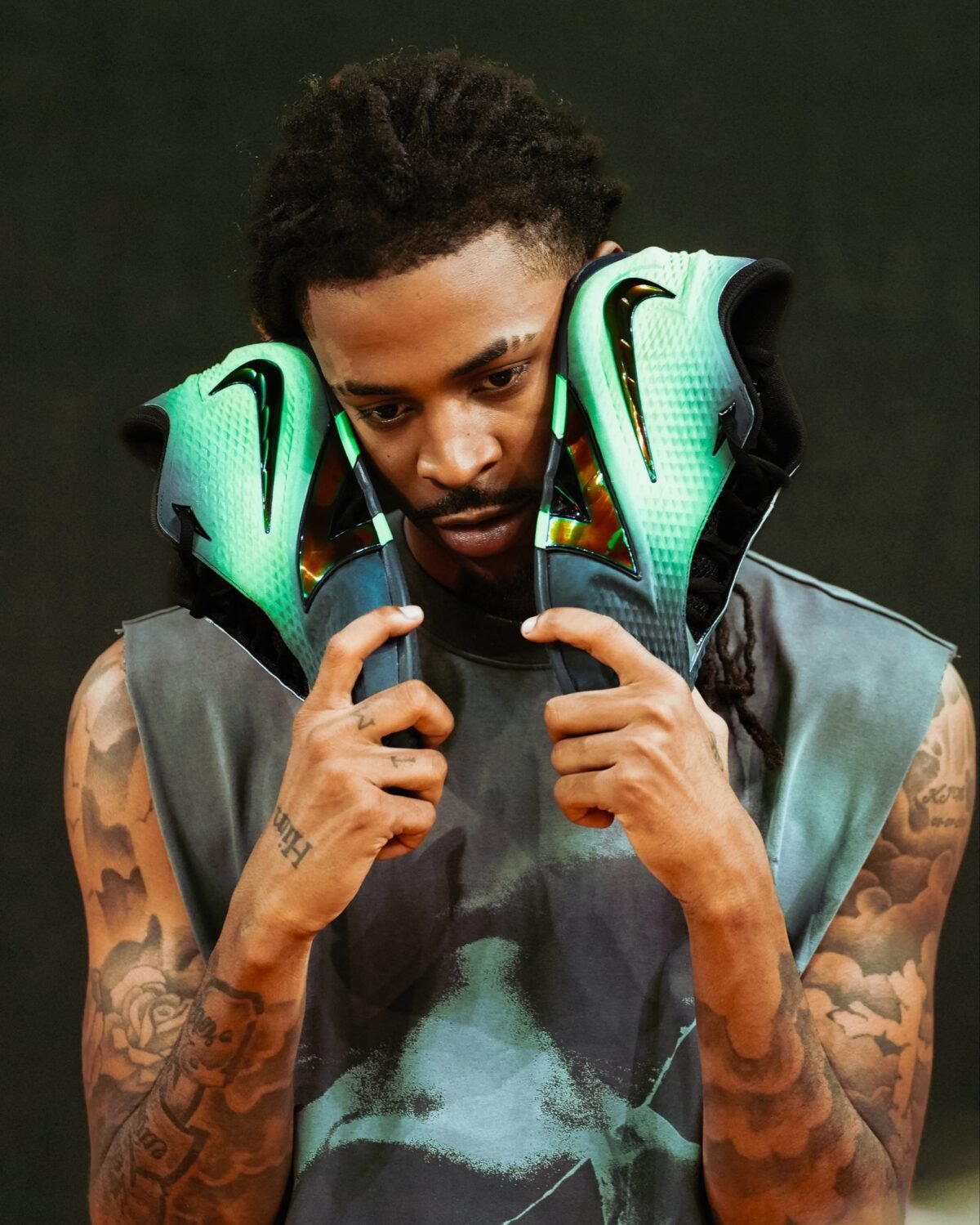 Nike Ja 4 low-cut basketball sneaker in bold new colorway, designed for Ja Morant - detail view 4