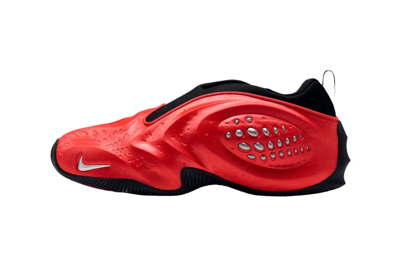 Nike First Sight Shadow in Light Crimson and Metallic Silver, slip-on silhouette with sculptural upper and court-inspired outsole - detail view 3