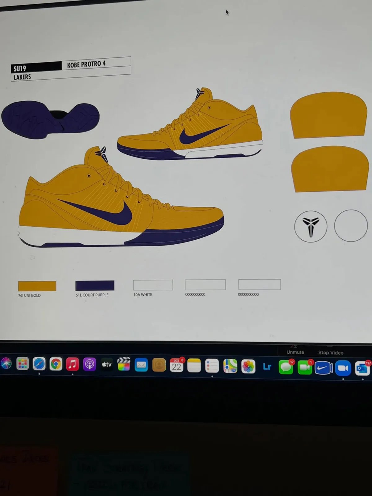 Unreleased Nike Kobe XIII "13 Regrets" Pack concept design inspired by the 1996 NBA Draft - detail view 3
