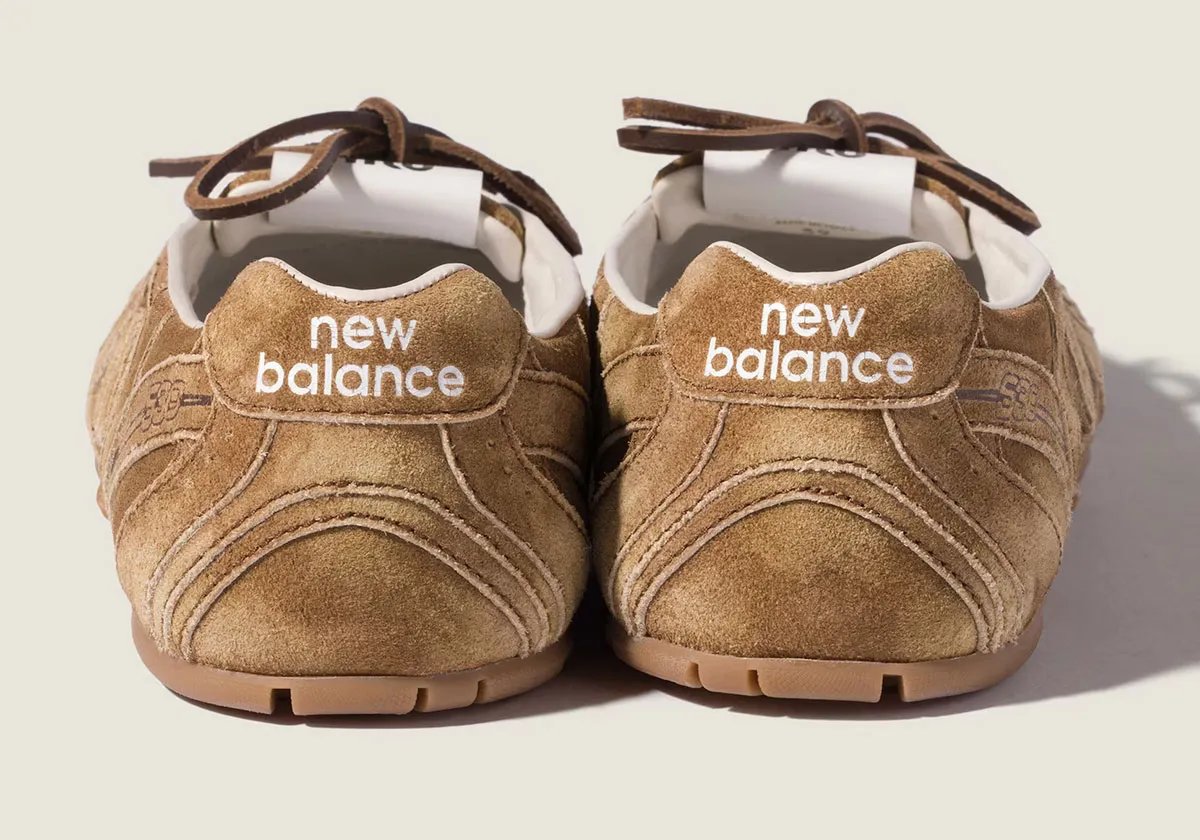 Miu Miu x New Balance 530 Arrives as Luxury Ballet Sneaker - detail view 4