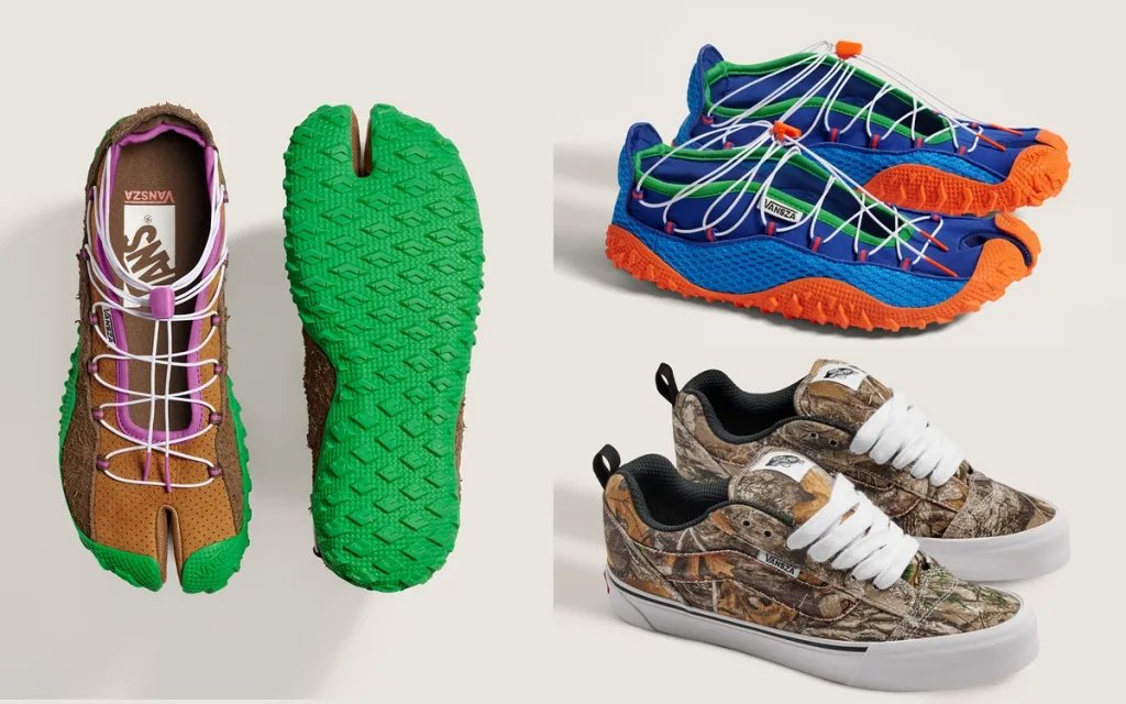 Vans x SZA Drop 2 split-toe tabi hiker in collaboration colorway