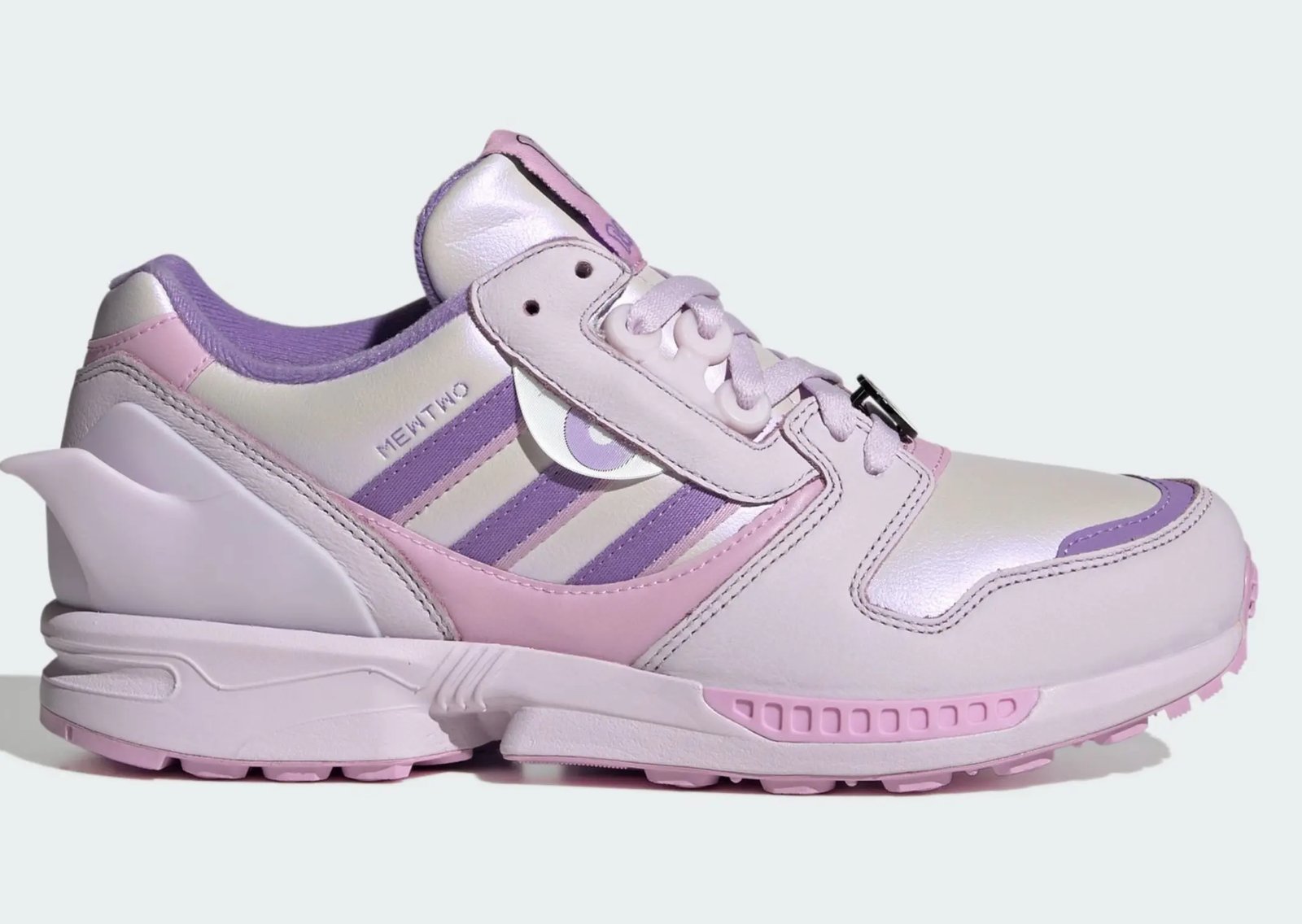Official product images from the adidas Pokémon 30th Anniversary collection, featuring character-themed colorways on Superstar, Samba, and ZX 8000 silhouettes - detail view 2