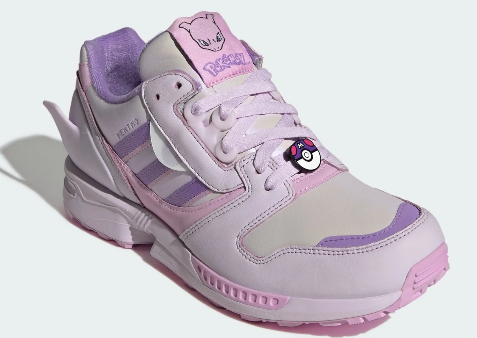 Official product images from the adidas Pokémon 30th Anniversary collection, featuring character-themed colorways on Superstar, Samba, and ZX 8000 silhouettes - detail view 4