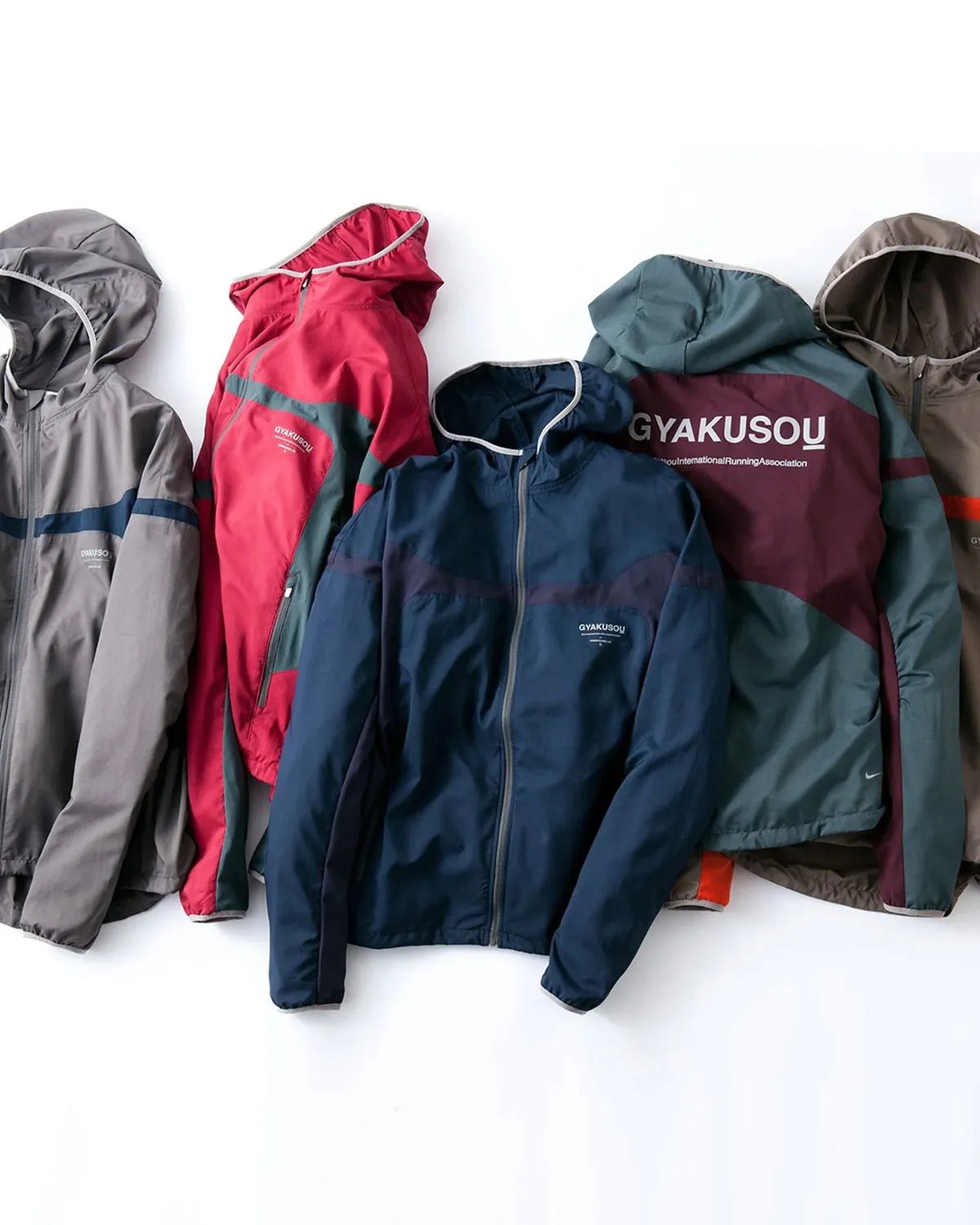 Nike GYAKUSOU collection detail showing signature design elements and construction from the Holiday 2026 return - detail view 1