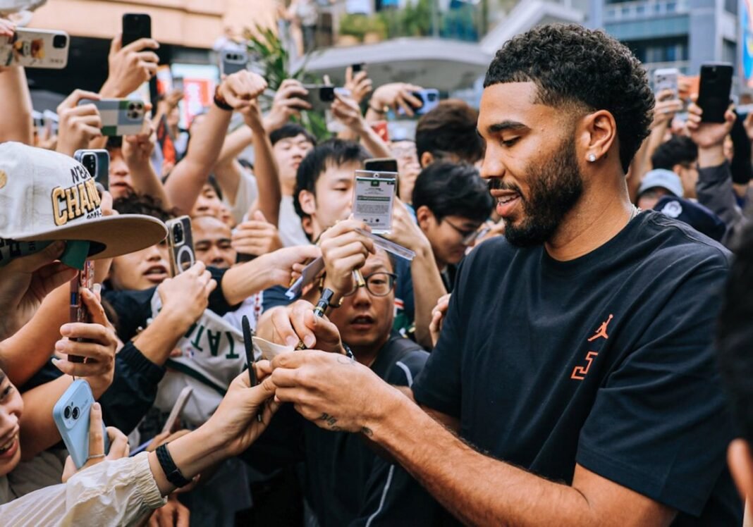 Jordan Brand The One Global Finals event in Shanghai featuring athletes and sneaker design competition elements