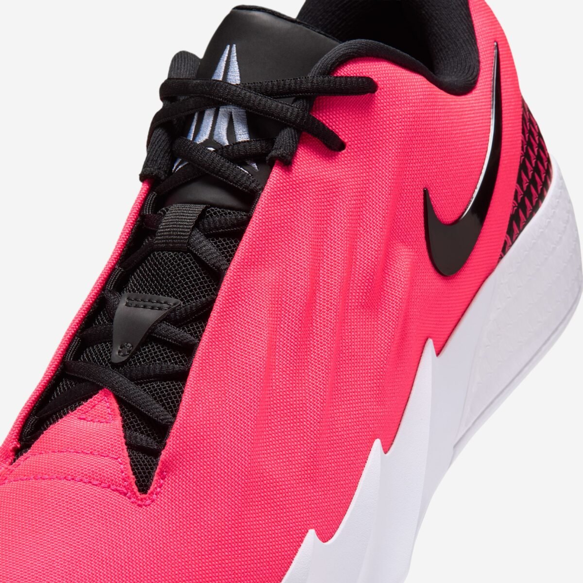 Nike Ja Twelve Time in Solar Red colorway with photon dust and cobalt bliss accents, September 2026 release - detail view 5