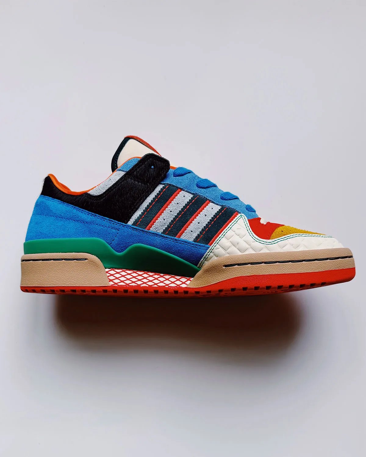 adidas Forum Low "What The Milwaukee" in full detail, featuring collaborative design elements and regional Milwaukee aesthetic - detail view 4