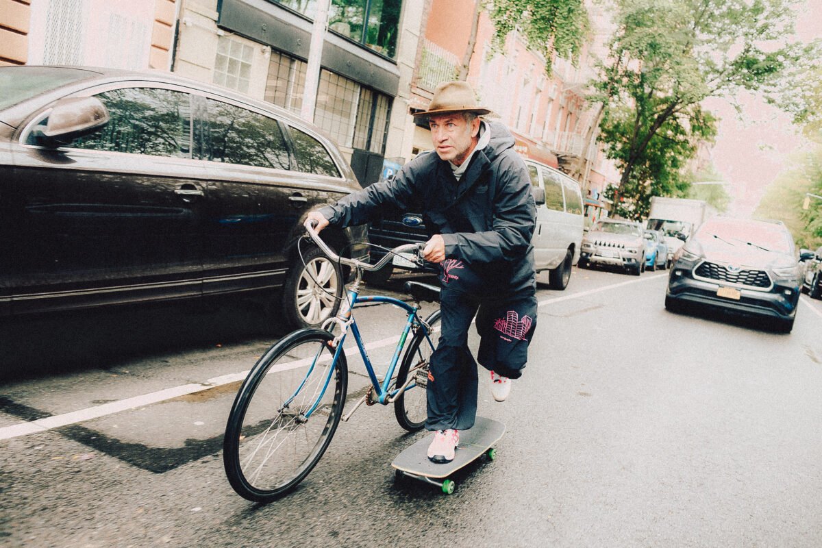 adidas TERREX Shmoofoil Collection shoe in collaboration with skateboarding pioneer Mark Gonzales, featuring technical outdoor design with street culture aesthetics - detail view 1