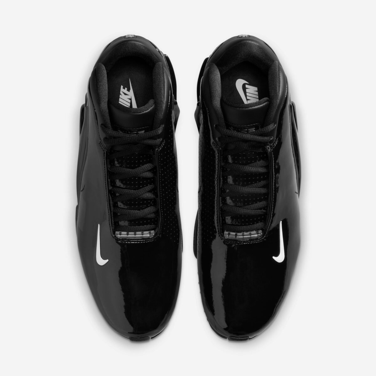 Nike Hyperflight Premium in all-black colorway, featuring premium construction and performance-forward silhouette design - detail view 4
