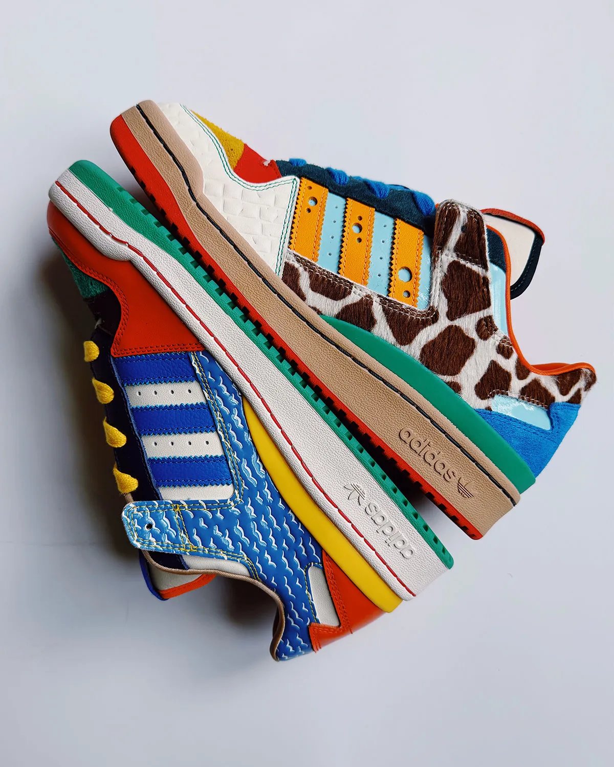 adidas Forum Low "What The Milwaukee" in full detail, featuring collaborative design elements and regional Milwaukee aesthetic - detail view 1