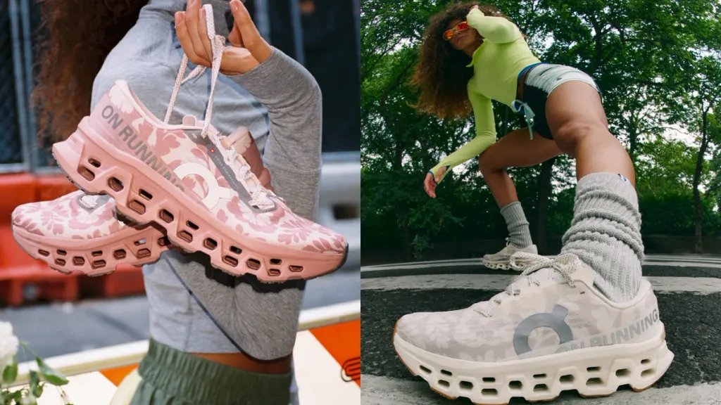 On x FP Movement floral collection collaboration footwear