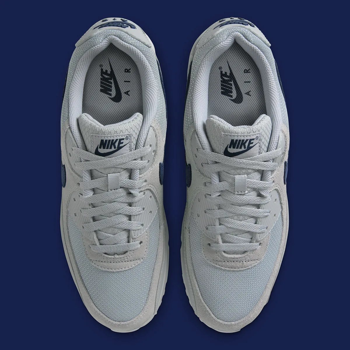 Nike Air Max 90 in team-aligned colorway styled for stadium wear - detail view 3