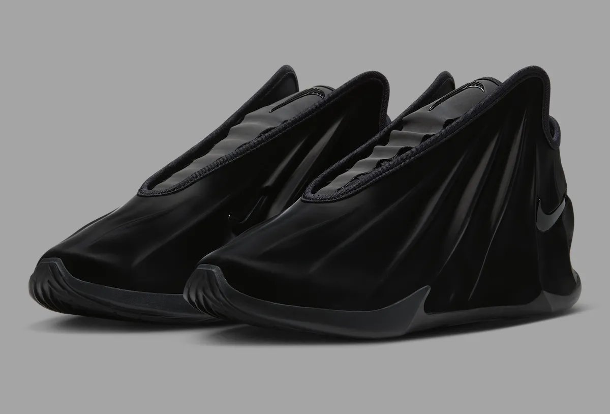 Nike GT Future Triple Black in all-black colorway, Holiday 2026 release - detail view 2