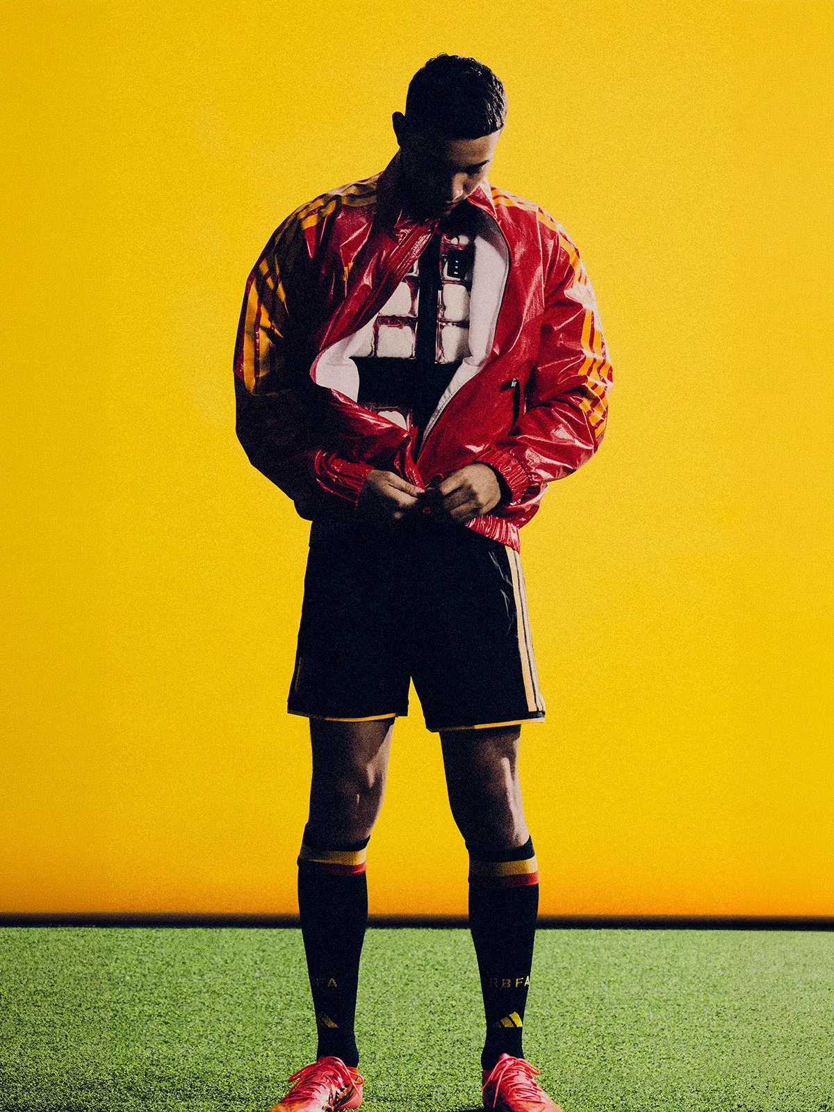 adidas Climacool System gel-infused cooling vest and overshoe designed for World Cup athlete recovery - detail view 1