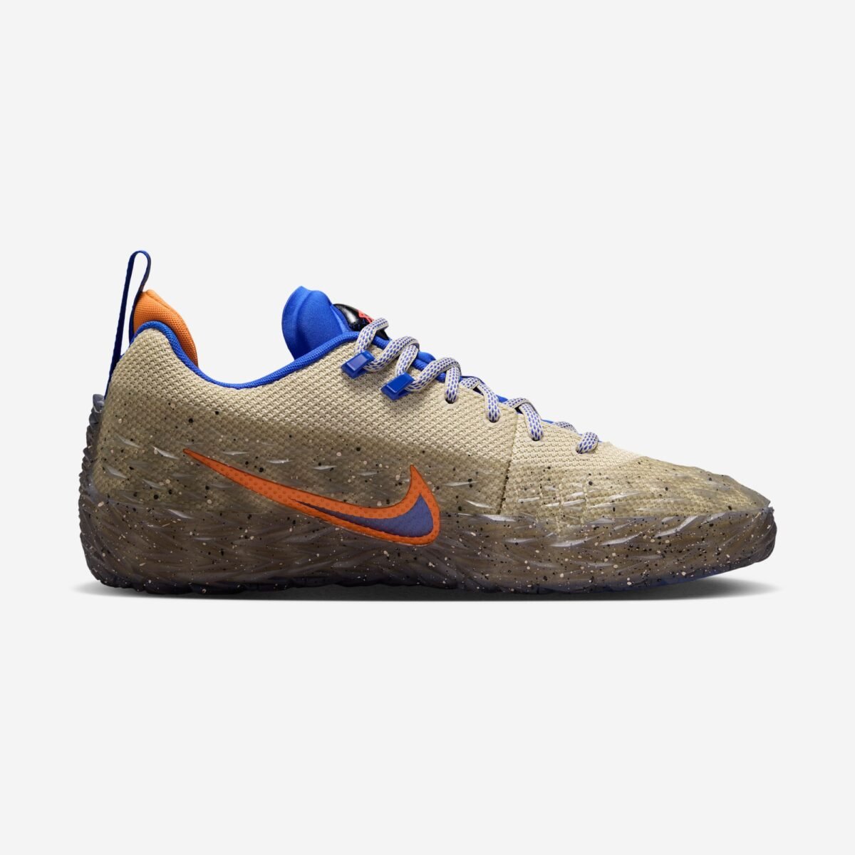 Cade Cunningham x Nike S.T. Charge PE "Rugged" in Rattan, Blue, and Orange colorway, style code IZ6735-200 - detail view 3