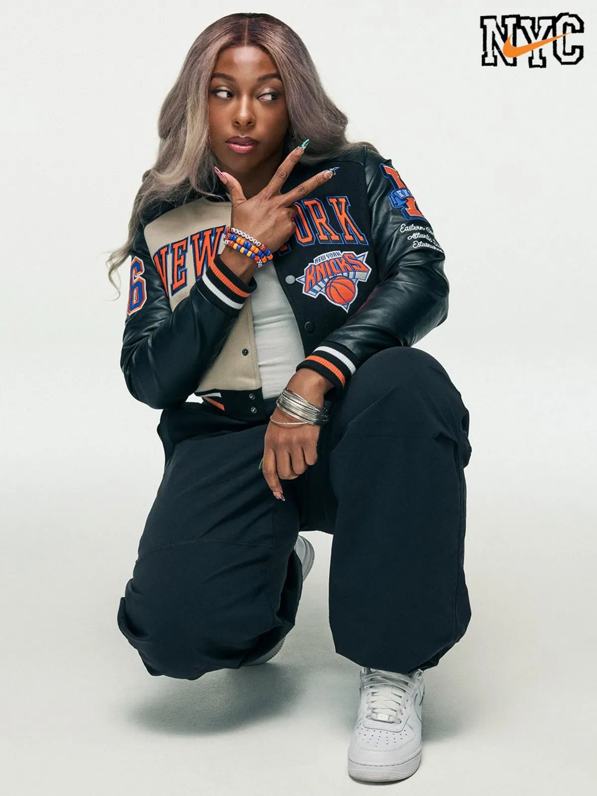 Nike 'Always Knicks' portrait campaign featuring diverse group of New York Knicks fans photographed by Jonathan Mannion - detail view 4
