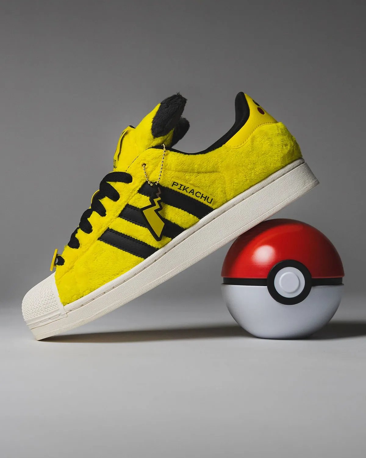 adidas Pokemon 30th Anniversary Collection featuring multiple Pokémon characters across Superstar and Adistar silhouettes - detail view 1