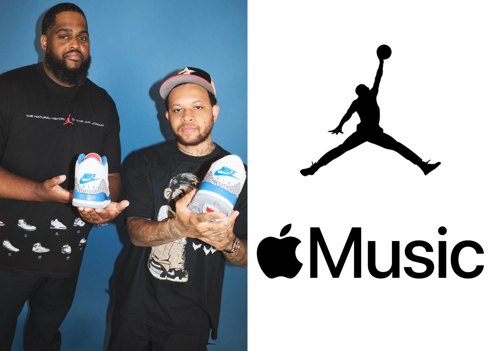 Jordan Brand and Apple Music Retro Sounds radio show featuring the Air Jordan 3 Retro True Blue with Chase B and Manny Peralte Jr. - detail view 1