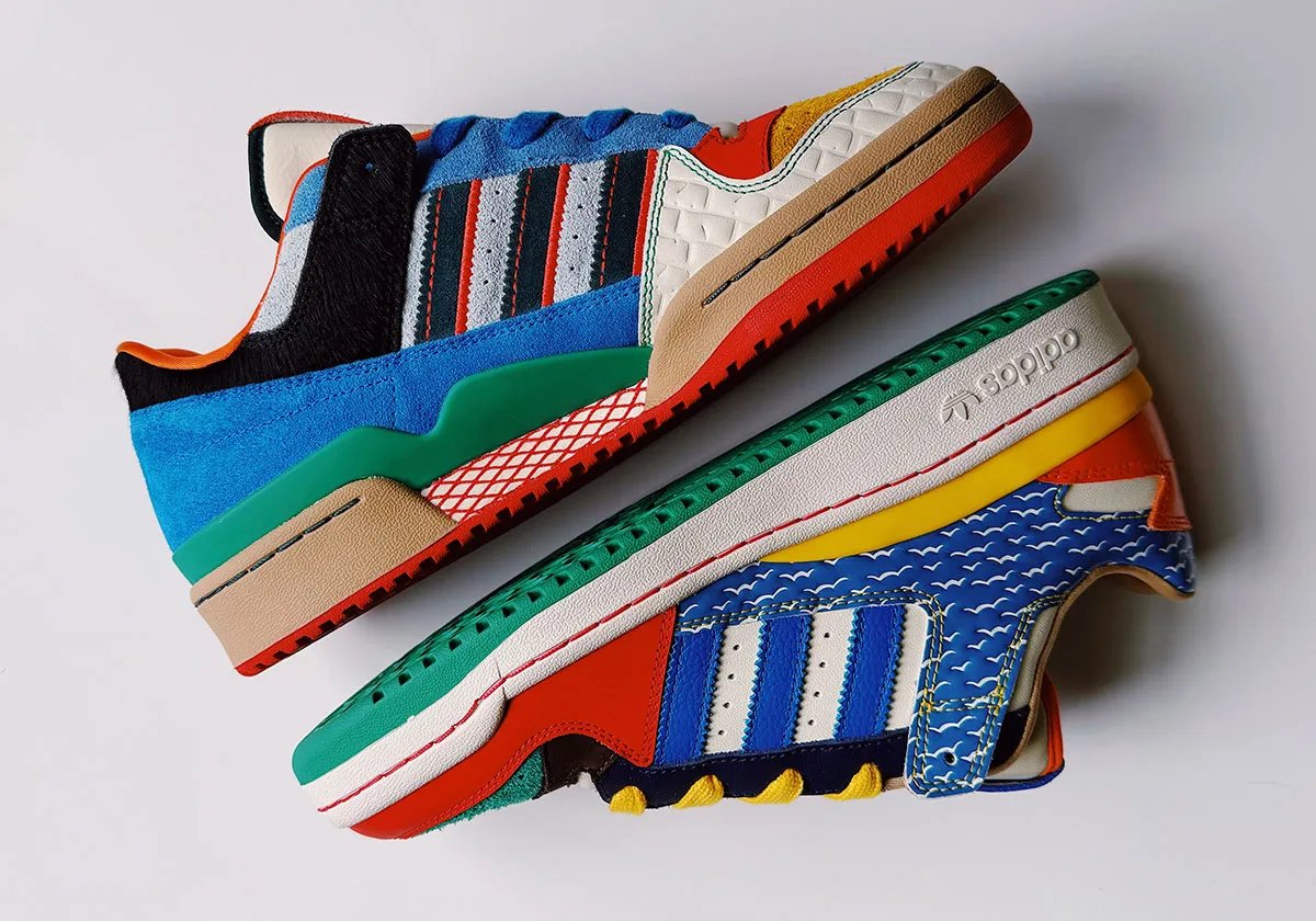 adidas Forum Low "What The Milwaukee" in full detail, featuring collaborative design elements and regional Milwaukee aesthetic - detail view 5