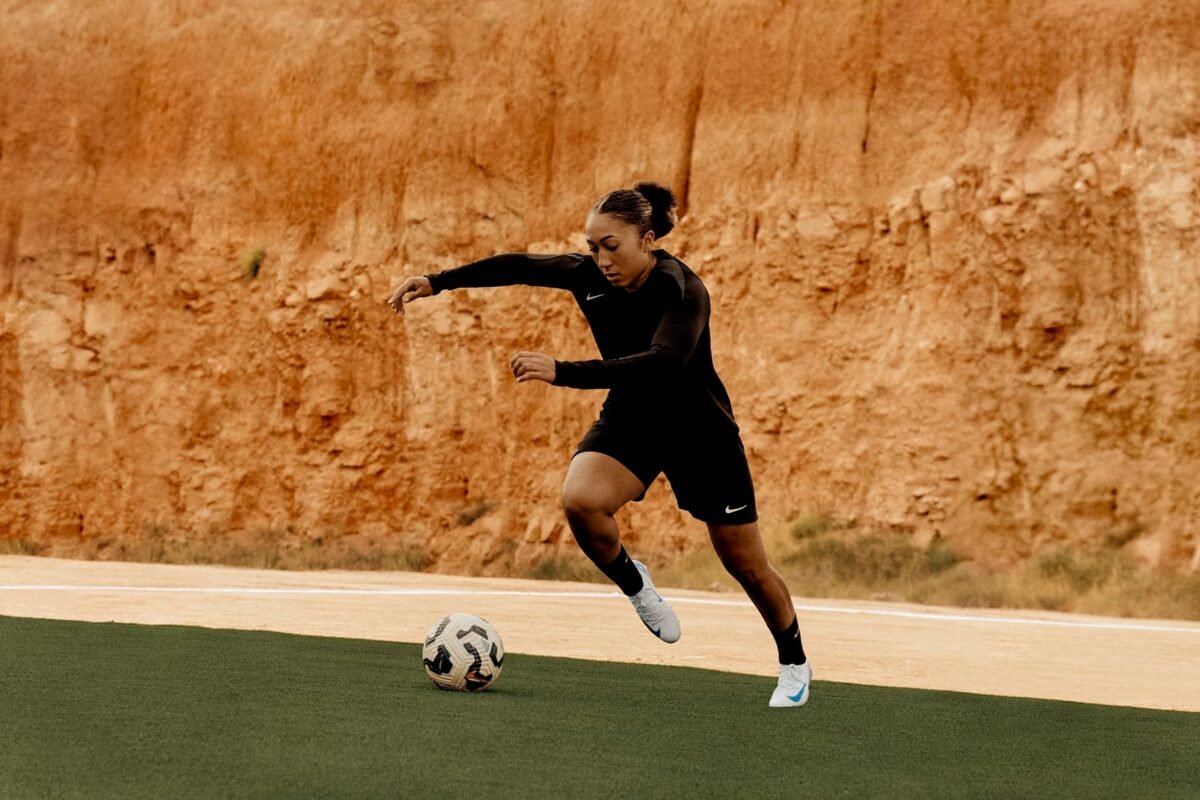 Nike U.S. Soccer collection pieces blending technical football aesthetics with contemporary streetwear styling - detail view 5
