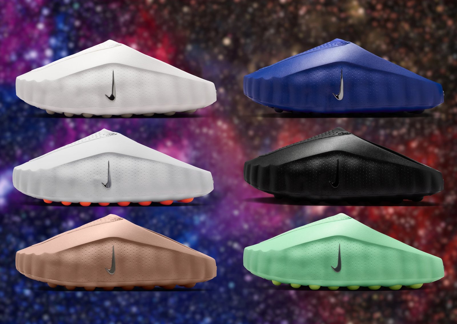Nike Mind 001 and 002 restock August 20 2026 colorways Cucumber Calm Hemp Old Royal Summit White - detail view 1