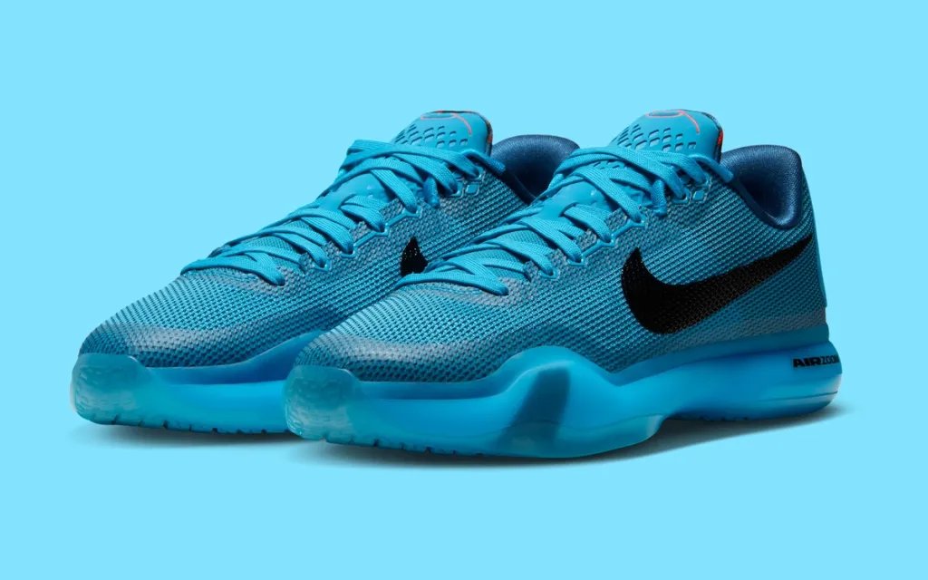 Nike Kobe X '5 AM Flight' sneaker in classic colorway, showcasing the Kobe 10 silhouette design