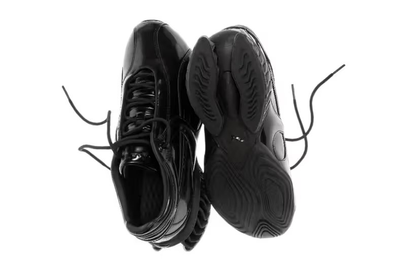 PUMA Cell Geo 1 x _J.L-A.L_ pack in Umbré brown and Midnight blue-black patent leather colorways - detail view 4