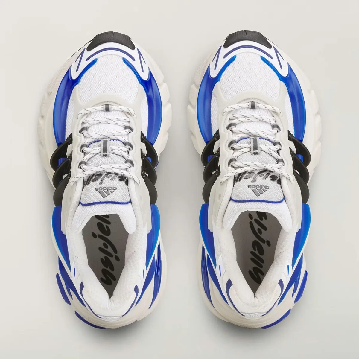 Pharrell x adidas Jellyfish silhouette in Royal and Triple Black colorways - detail view 3