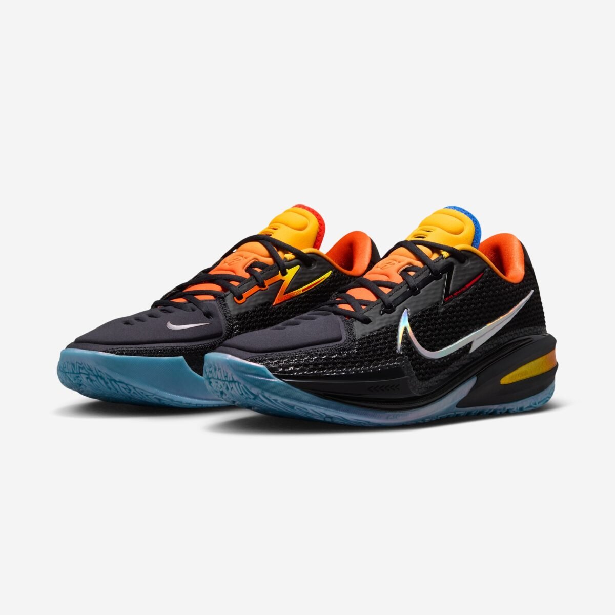 Nike G.T. Cut PE 'Before The Light' in black with metallic silver, cashmere, and orange accents from the Titan x Dylan Harper collaboration - detail view 2