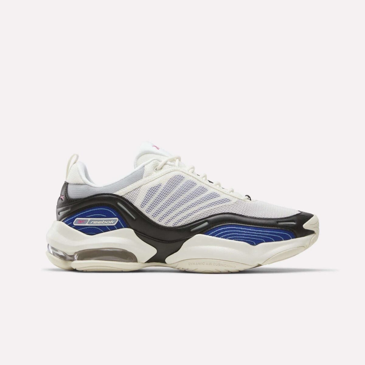 Reebok DMX 3000 Series in Vector Blue, Chalk, and Black colorway releasing September 2026 - detail view 3