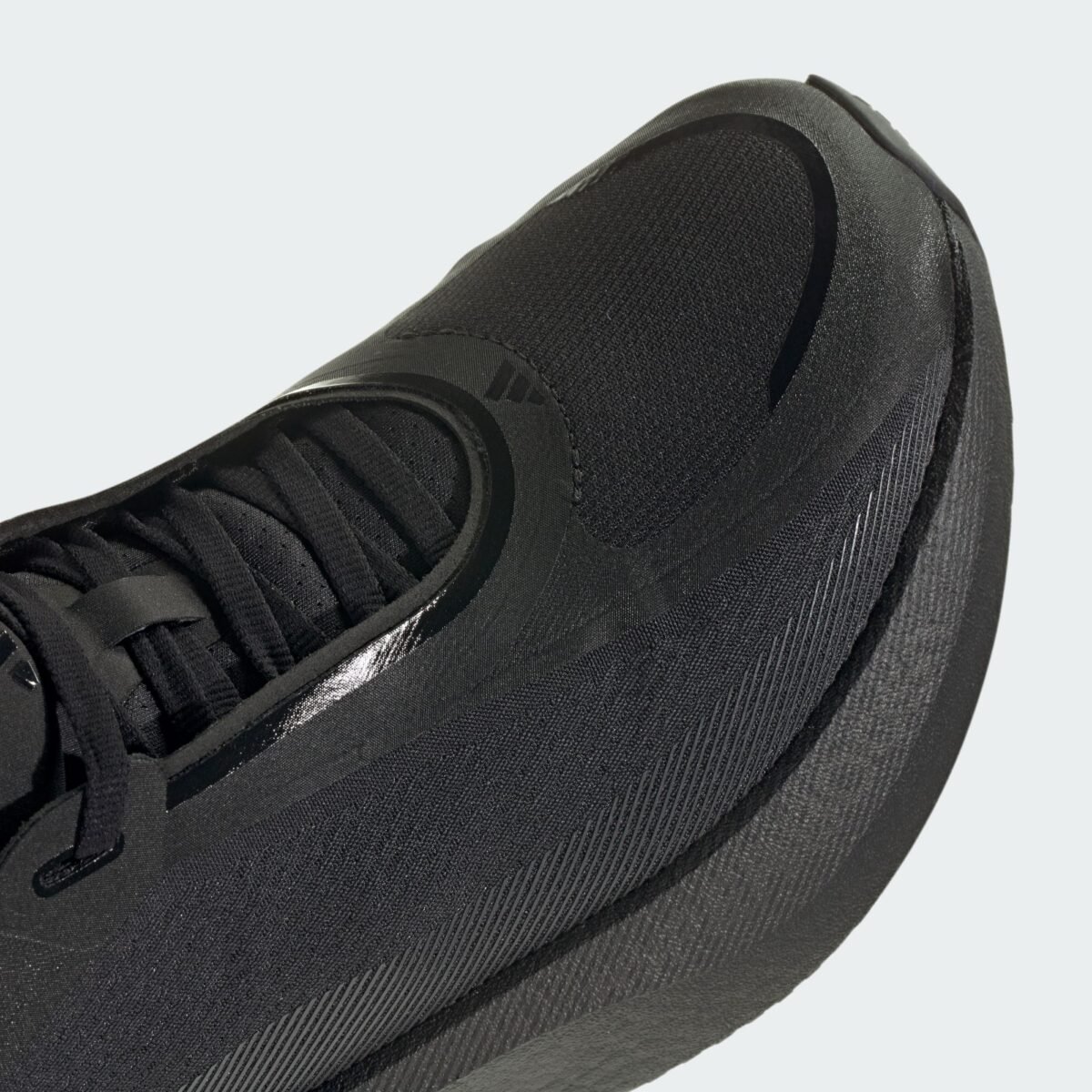 adidas Hyperboost Edge Core Black performance sneaker, lateral and medial side view - detail view 5