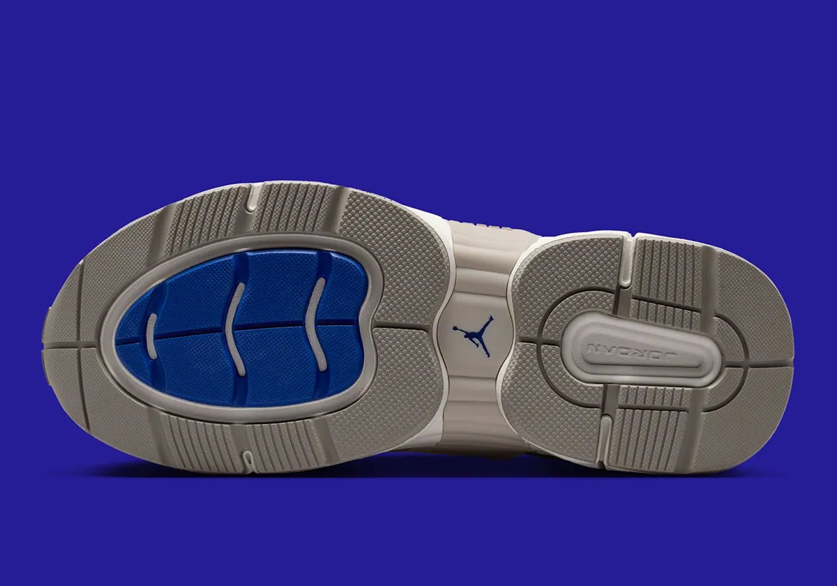 Jordan Brand Brazil soccer boot in elephant print, showcasing the all-over graphic pattern on the upper and collar - detail view 4