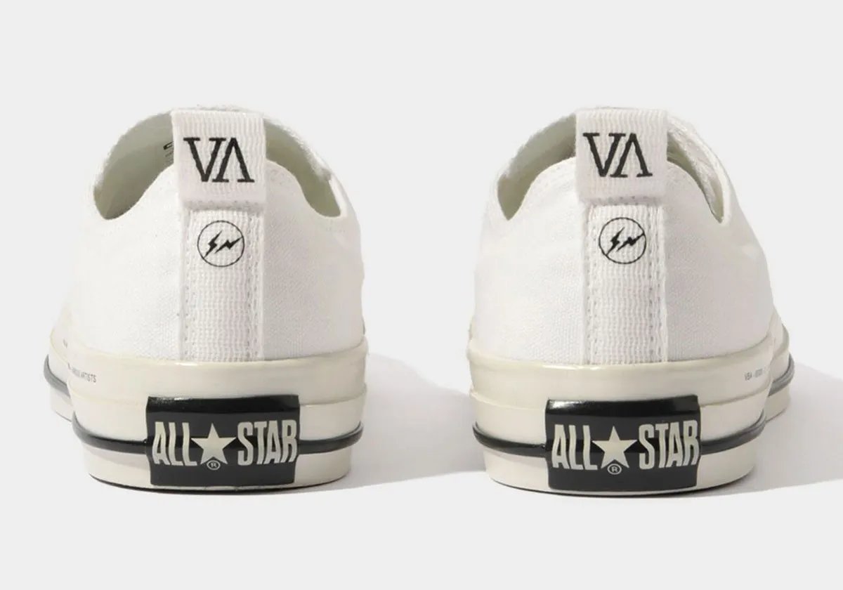 Fragment Design x Converse collaborative sneaker featuring refined aesthetic details by Hiroshi Fujiwara - detail view 1