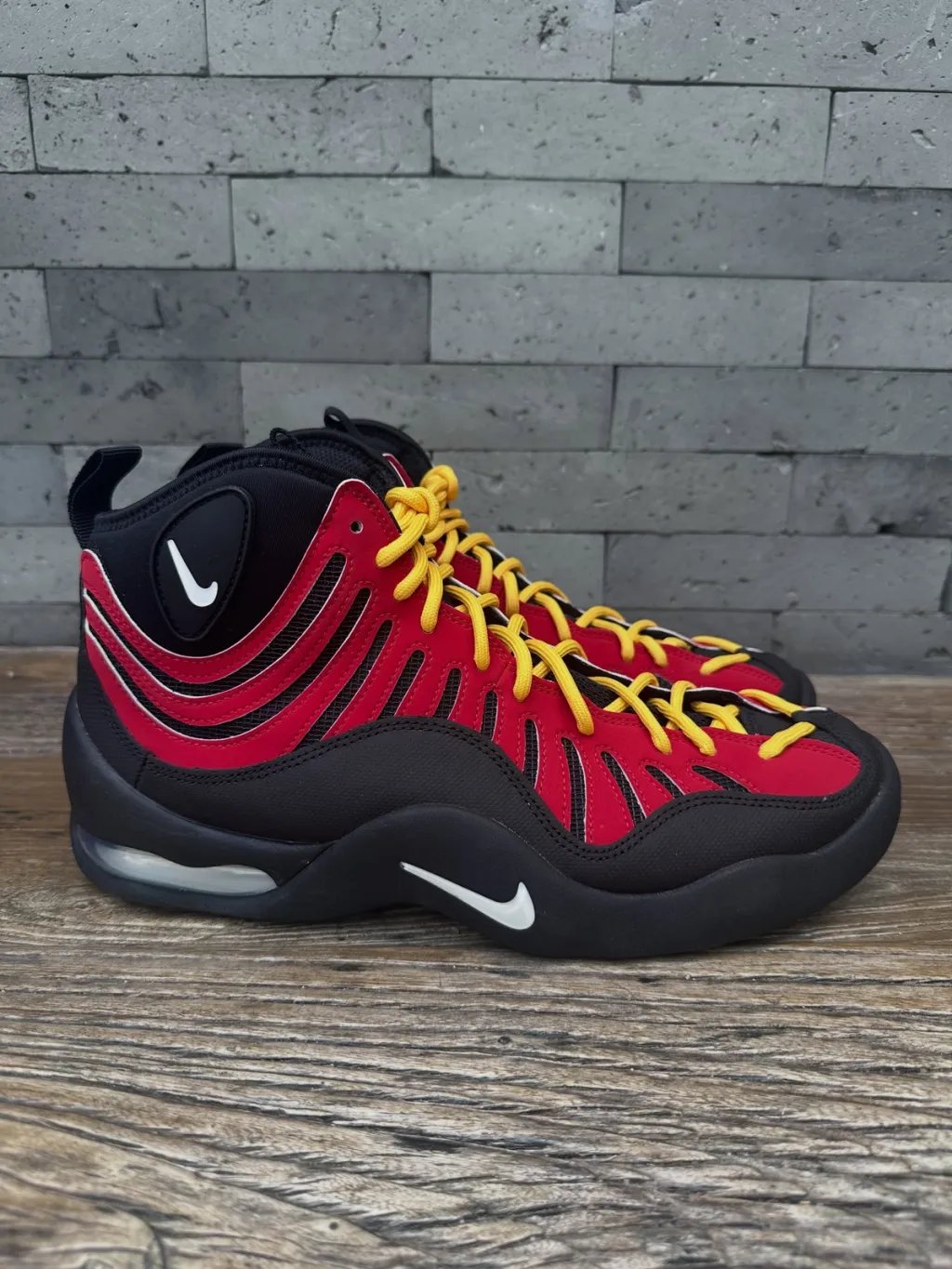 Nike Air Bakin Varsity Red colorway, scheduled for Fall 2026 release