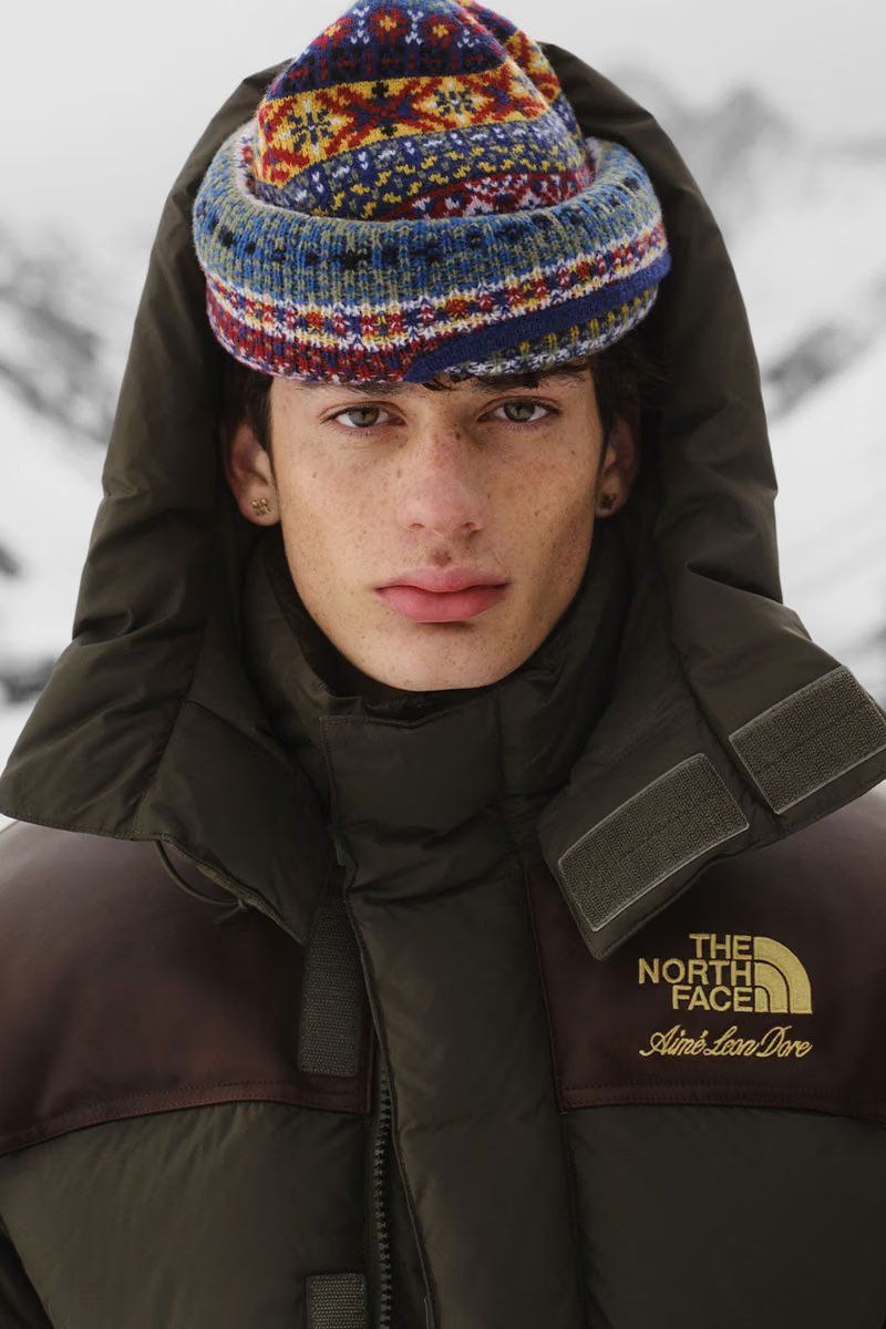 Aimé Leon Dore and The North Face Fall/Winter 2026 collaborative outerwear collection featuring GORE-TEX Mountain Jacket and reversible Nuptse - detail view 3