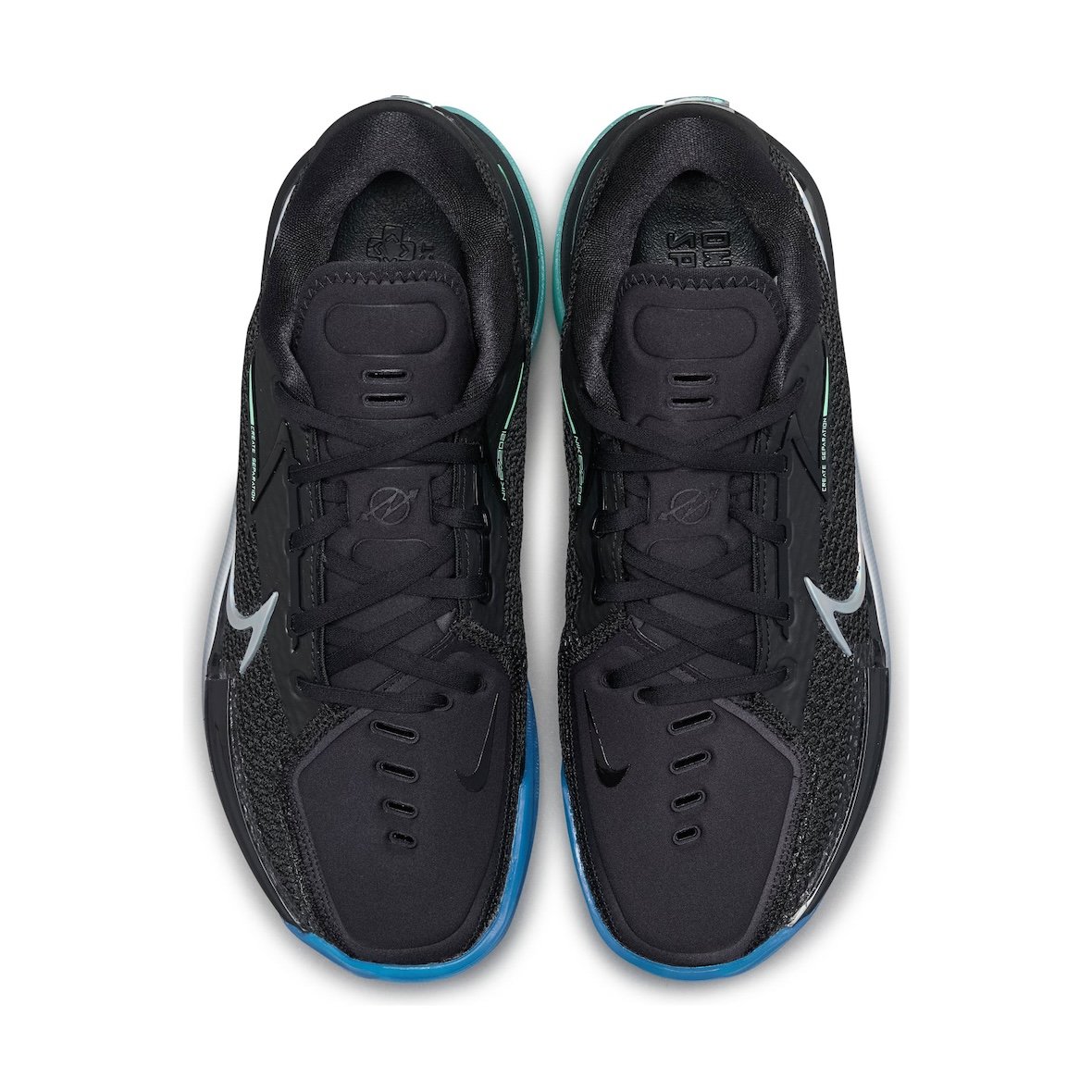 Nike GT Cut 1 in Black and Radiant Green from the Nike Nationals collection - detail view 5