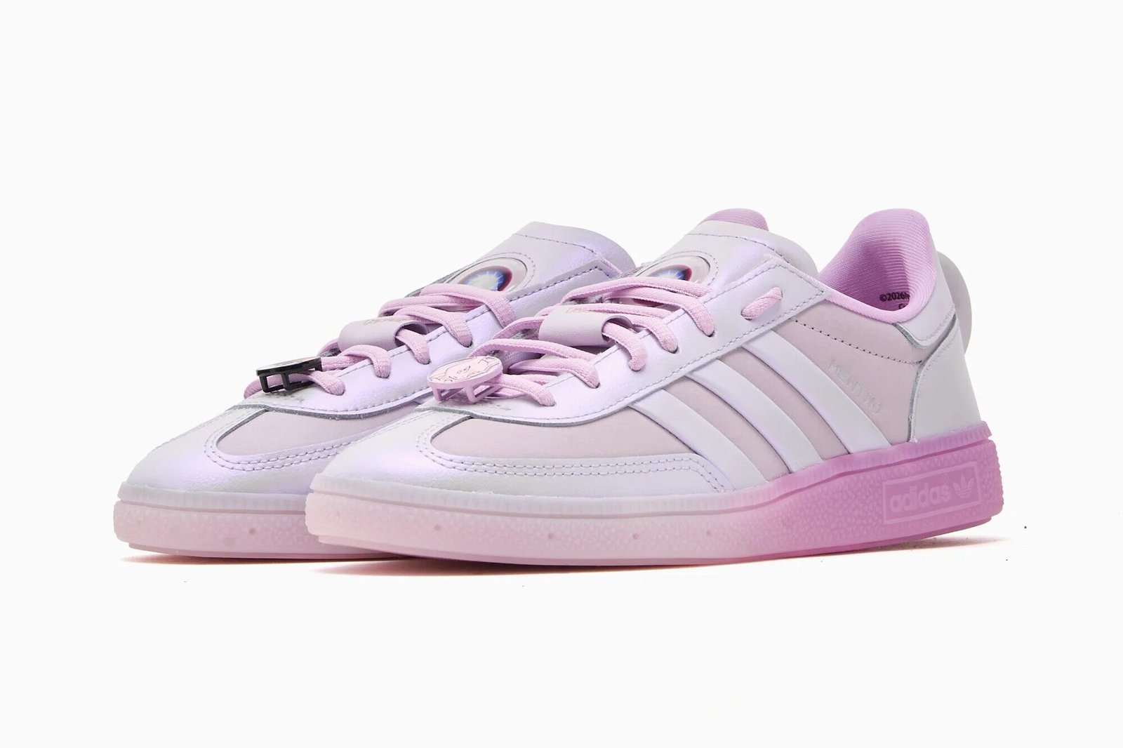 Pokémon x adidas Handball Spezial Mewtwo in Ice Lavender colorway, September 2026 release